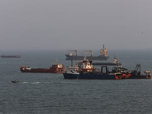 Vessel hit by ‘unknown projectile’ in Strait of Hormuz, UKMTO says