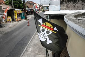 Indonesians raise anime pirate flag in protest as nation marks independence