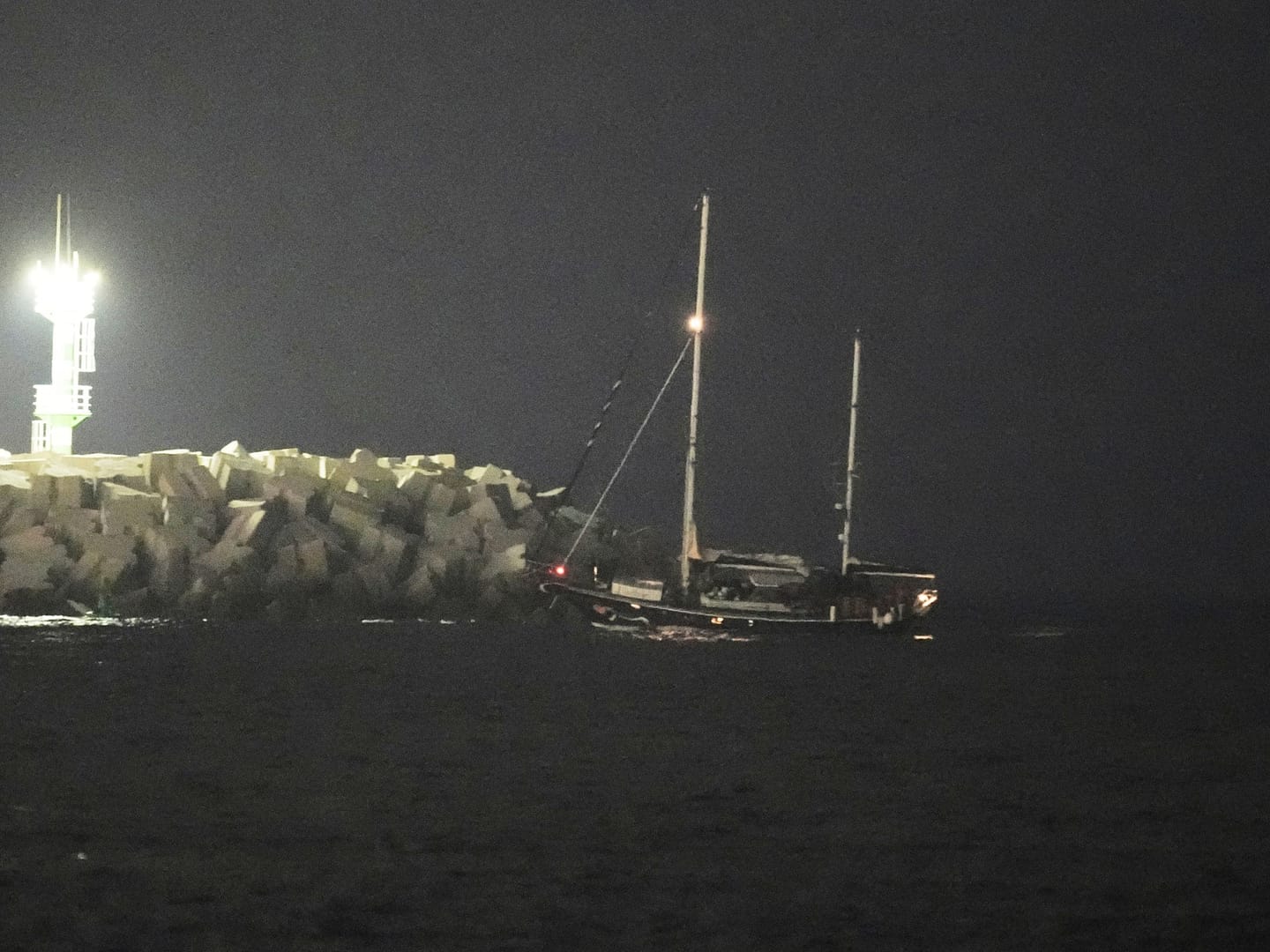Seized Gaza aid boat Madleen carrying Greta Thunberg taken to Israeli port