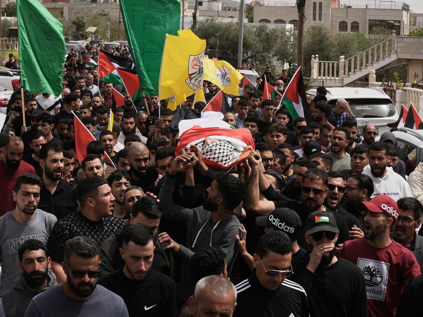 Hundreds mourn Palestinian-American teen killed by Israeli forces