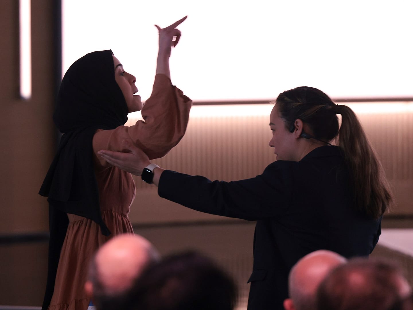Pro-Palestinian protesters interrupt Microsoft’s 50th anniversary event