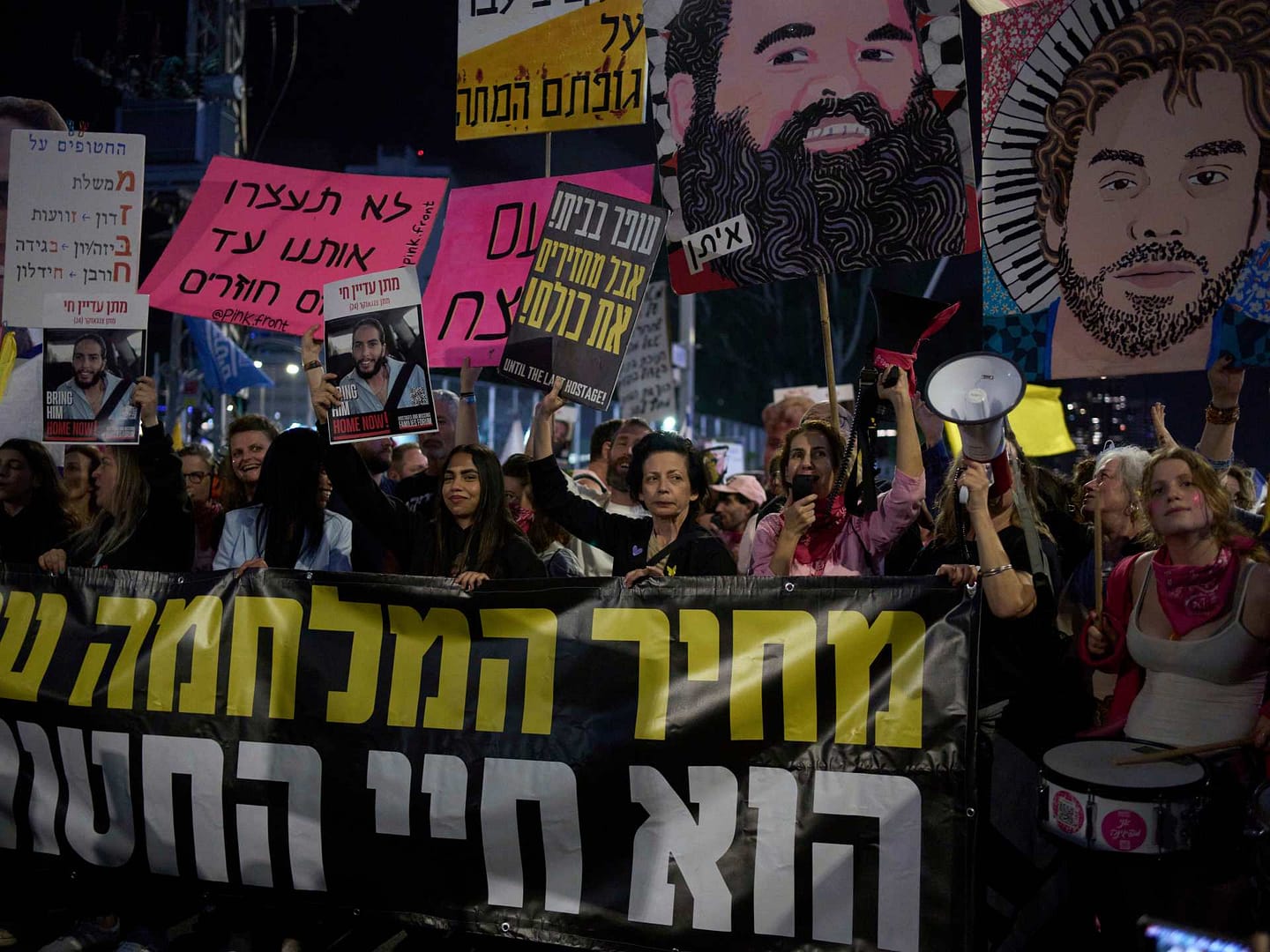 Protesters in Tel Aviv say government responsible for captives’ fate