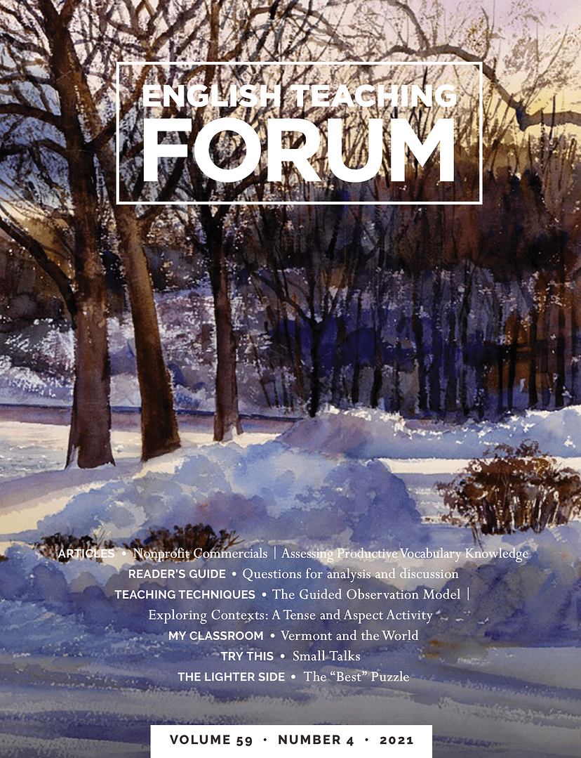 English Teaching Forum 2021, Volume 59, Number 4